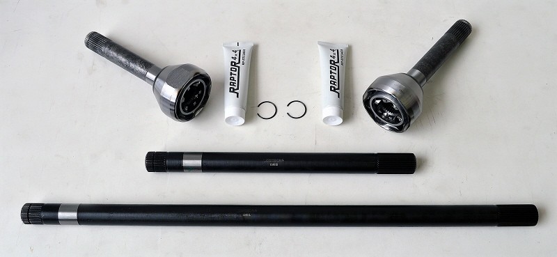 HD HALFSHAFTS + CV JOINTS RAPTOR 4X4 FOR TOYOTA