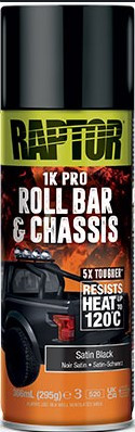 Raptor Roll Bar And Chassis Paint Satin Black