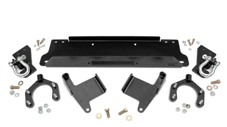 JK WINCH MOUNT WITH D-RING KIT
