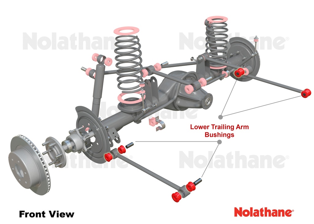 Nolethane taka tukivarren puslat J80