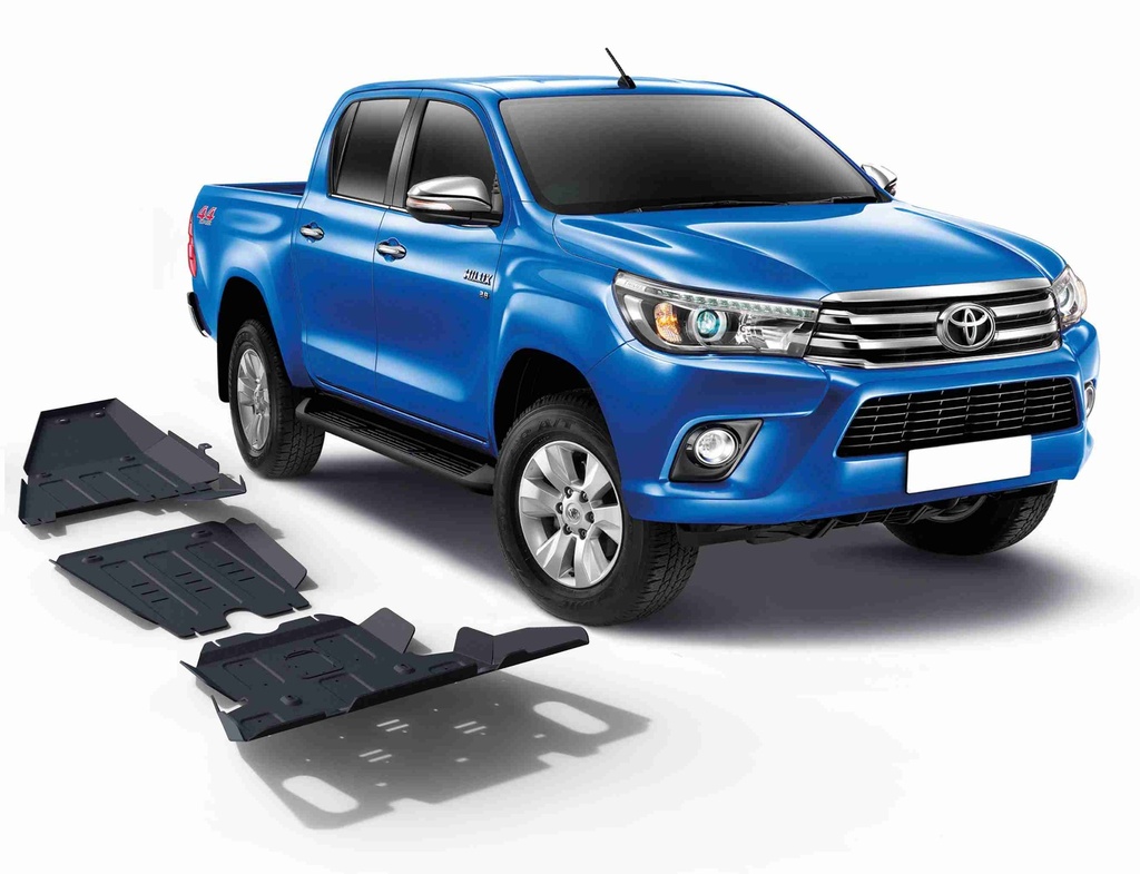 Hilux Revo 3-pc. skidplate ST3mm