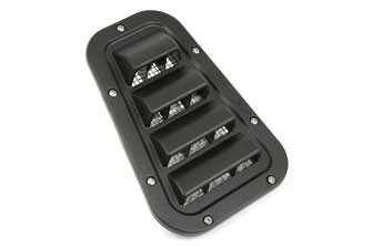 HI-FORCE AIR INTAKE SATIN BLACK DEFENDER