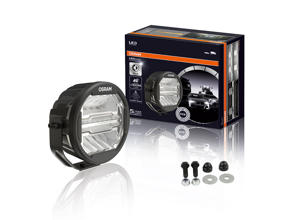 10in OSRAM LED Light Round MX260-CB / Combo Beam AND Mounting Kit - by Front Runner