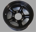 HD STEEL WHEEL 5 PIPES 7X16 OFFSET -25 BLACK