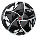 BARZETTA ELETTRICO BLACK POLISHED SÄHKÖAUTON 8x19 5/114.3 ET35 CB64.1