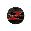 Barzetta Emblem/65mm/Musta/Kupera