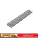 SteyrTek Lattialaatan reunapala, aluminium grey naaras 6 kpl
