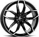 RIAL LUCCA DIAM BLACK POL 6.5x16 4/100 ET40 CB63.4