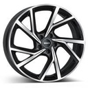 MAK KASSEL BLK/POL 7.5x18 5/100 ET49 CB57.1