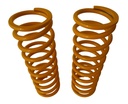 PAIR OF REAR SPRINGS +10 CM YELLOW FOR DEFENDER 110