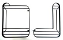 REAR SQUARED HINGED LAMP GUARDS
