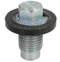 Oil sump drain bolt transfer case