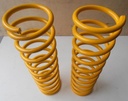 PAIR OF FRONT SPRINGS +5 CM YELLOW