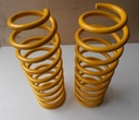 PAIR OF REAR SPRINGS +5 CM YELLOW FOR TOYOTA LJ ROUND LAMP